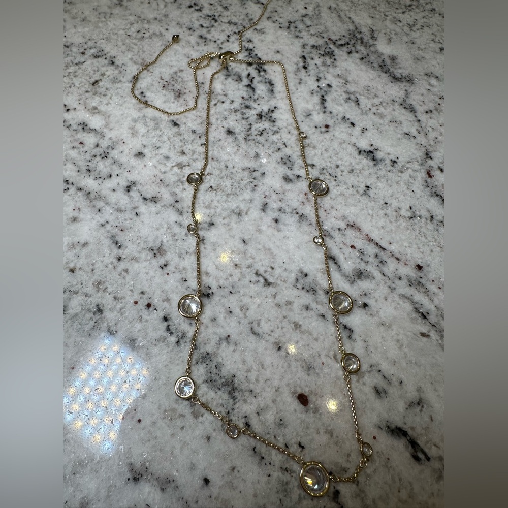 Kendra Scott Clementine Gold Adjustable Necklace - Picture 2 of 4